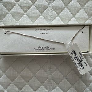 Cynthia Rowley Sterling Silver Anklet